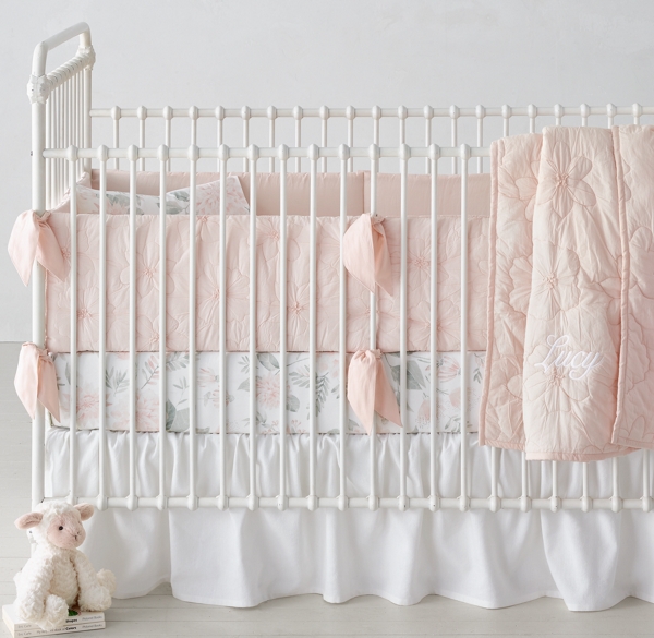 watercolor nursery bedding