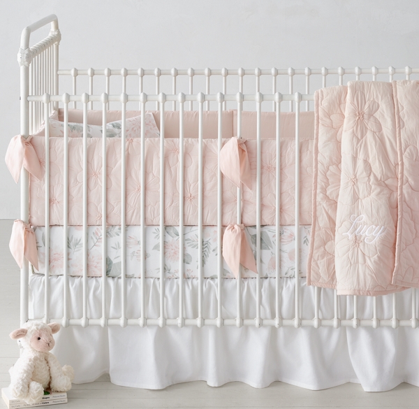 watercolor baby bedding