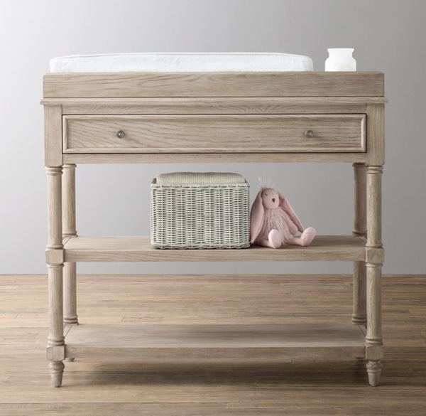 restoration hardware baby changing table