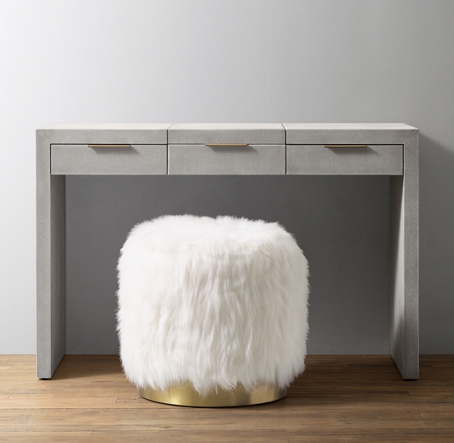 Clio Shagreen Vanity Desk