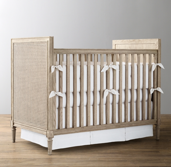 Marcelle Cane Panel Crib