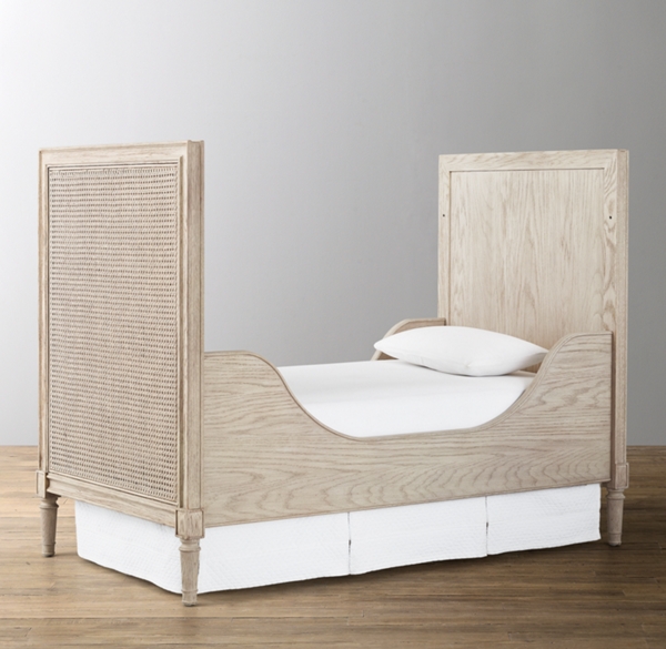 Marcelle Cane Crib Toddler Bed Kit