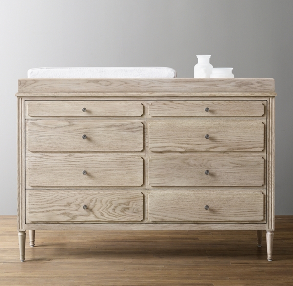 Marcelle Wide Dresser & Topper Set