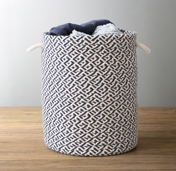 navy blue hamper baby