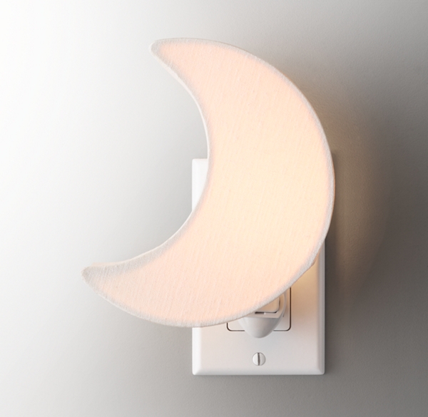 Celestial Linen PlugIn Nightlight Moon