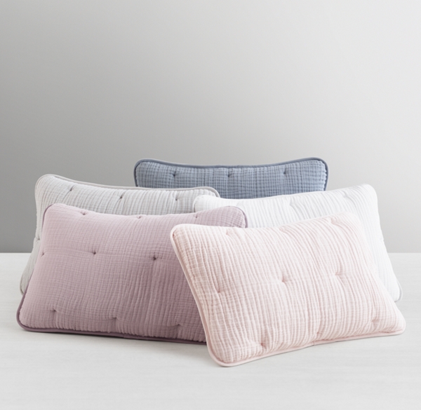 baby pink decorative pillows