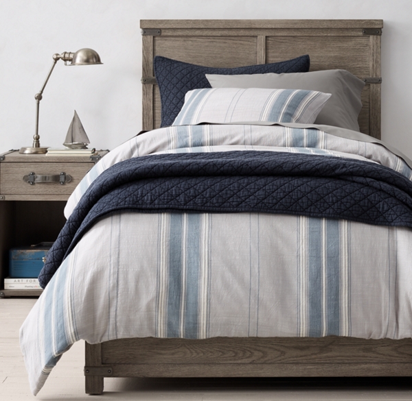 Weston YarnDyed Cotton & VintageWashed Percale Bedding Collection