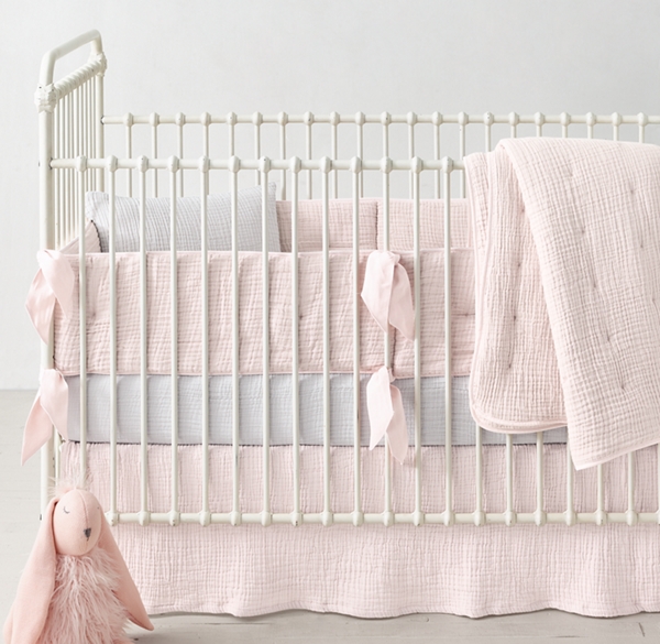 restoration hardware nursery bedding