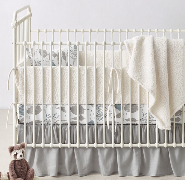 wolf nursery bedding