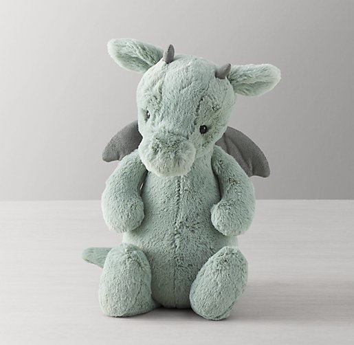 Jellycat® Plush Animal - Green Bashful Dragon