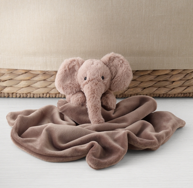 Jellycat Plush Security Blanket Shooshu Elephant