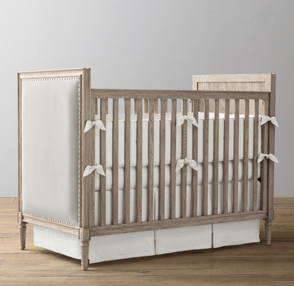 light oak crib