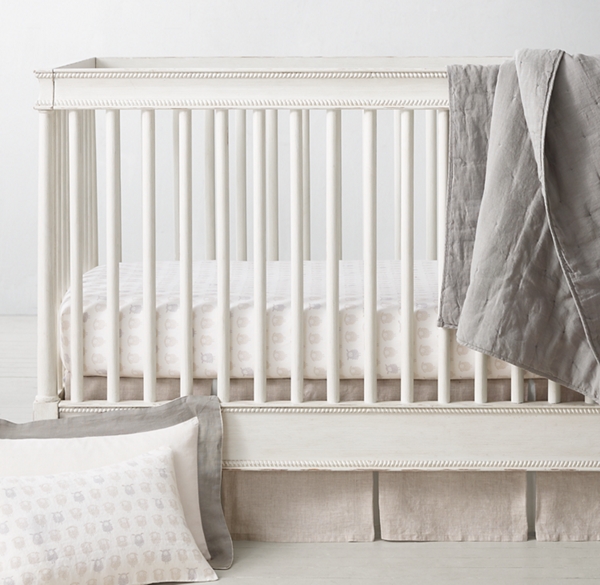 linen nursery bedding