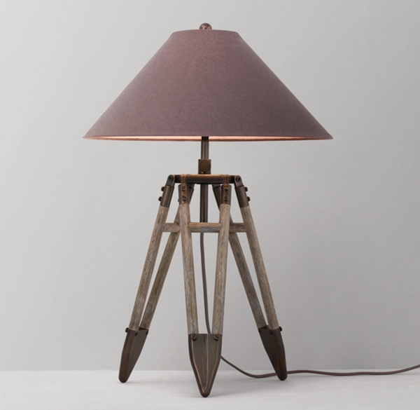 Vintage Surveyor's Tripod Table Lamp Base