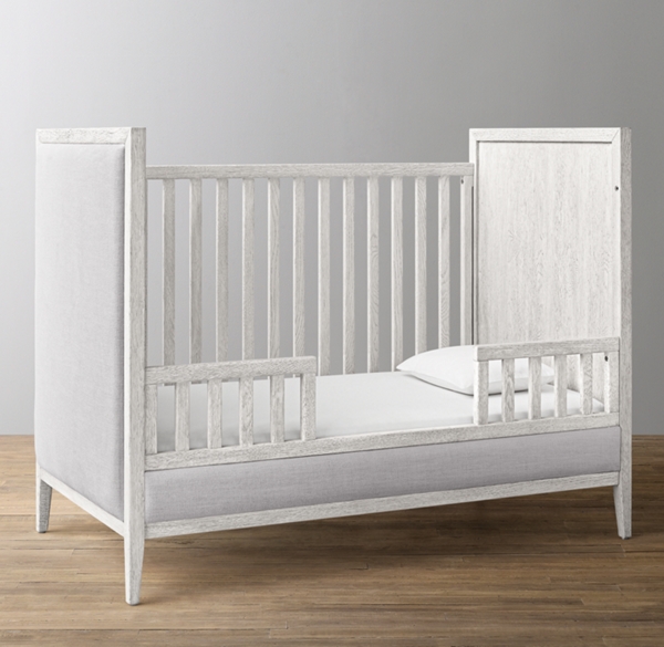 Jeune French Contemporary Panel Crib Toddler Bed Kit
