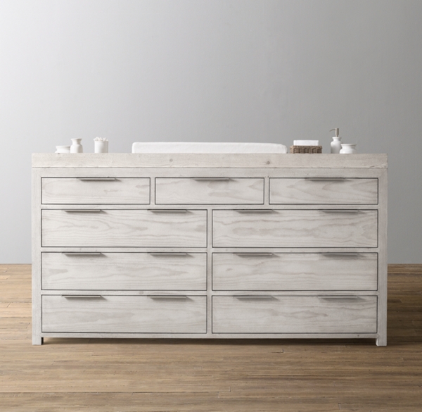 Laguna ExtraWide Dresser & Topper Set