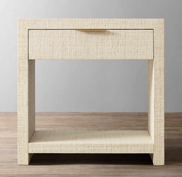 Burke Raffia Nightstand