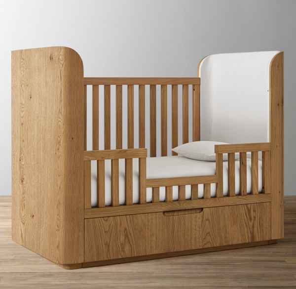 Madero Storage Crib Toddler Bed Kit