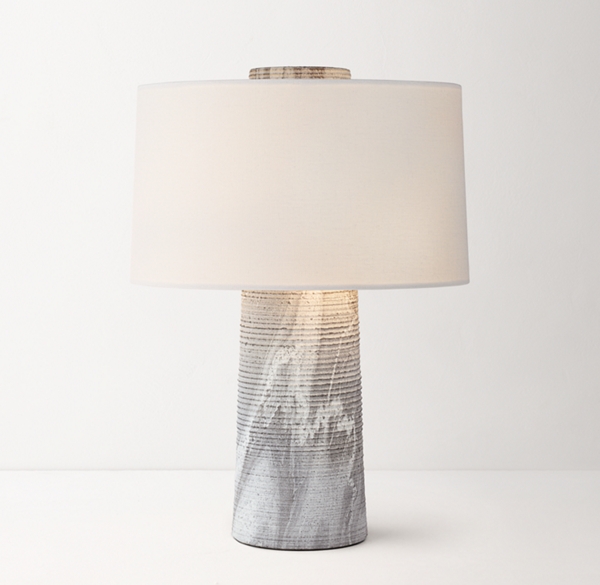 Merritt Marble Accent Lamp Grey