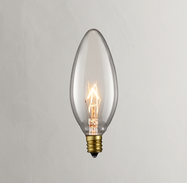 Torpedo Candelabra Incandescent Bulb 25W