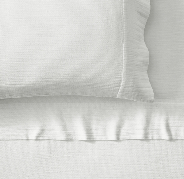 Washed Cotton Gauze Sheet Set