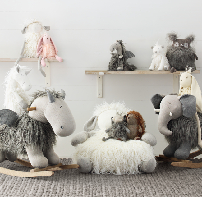 restoration hardware stuffed animals