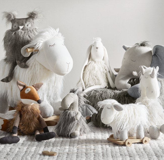 restoration hardware stuffed animals