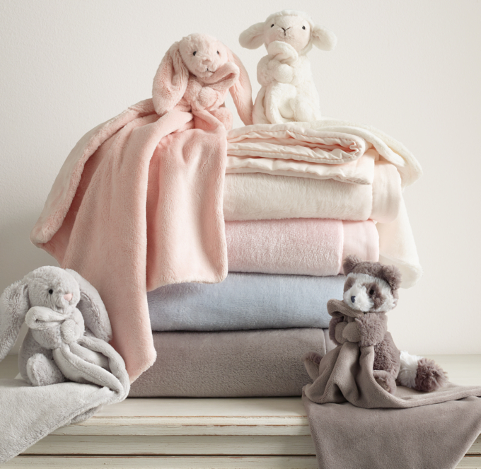 Jellycat® Plush Security Blanket - Lamb
