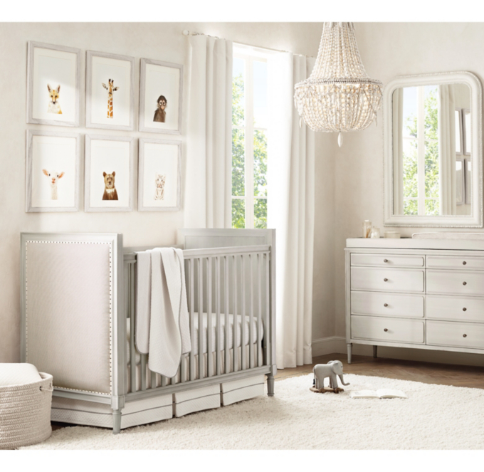 Matelasse crib skirt cheap