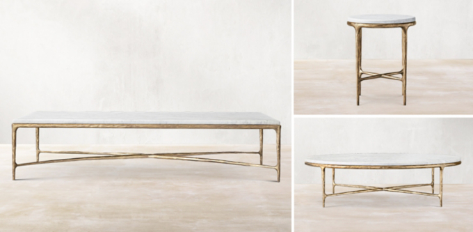 Thaddeus Marble Coffee Table Collection