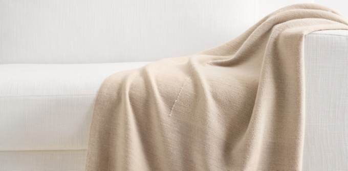 Nepalese Hand-Spun Cashmere & Merino Throw Collection