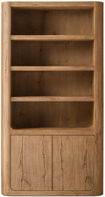 Shown in Aged Natural Oak.