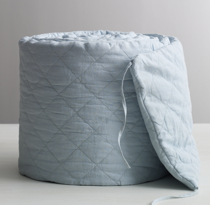 Quilted discount crib bumper