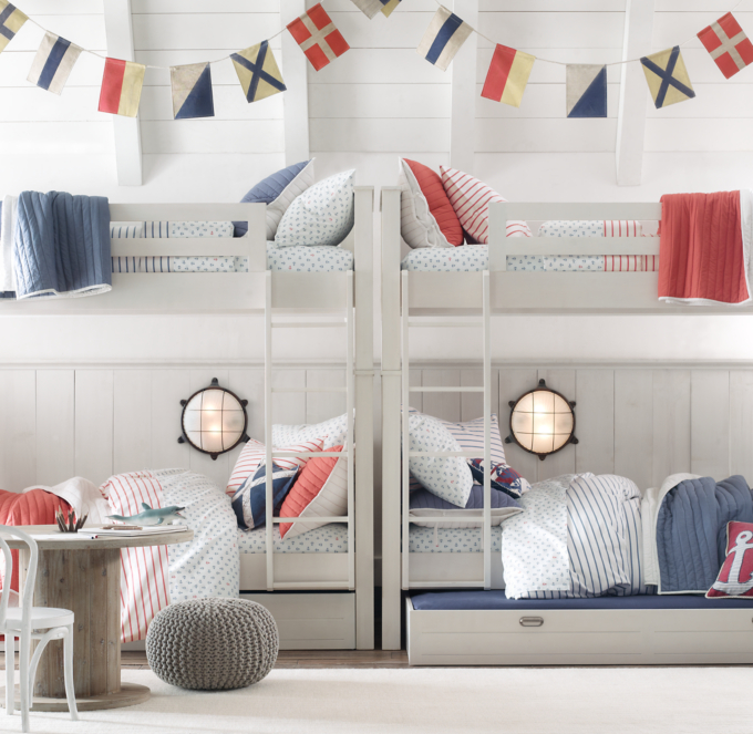 Restoration hardware store kids bunk beds