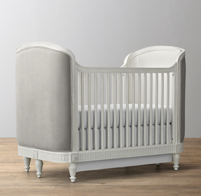 Belle sales upholstered crib