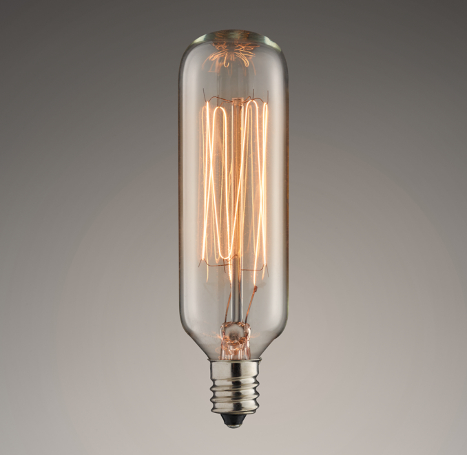 T8 Tube Candelabra Incandescent Bulb 40W