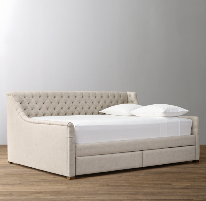 Restoration hardware store daybed trundle