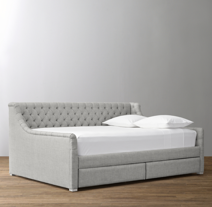 Rh daybed store with trundle