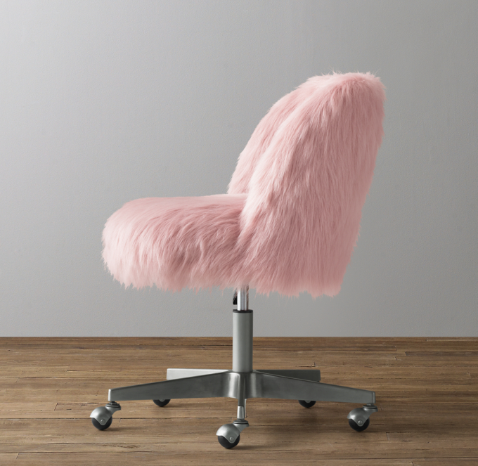 Fuzzy desk chair discount cover