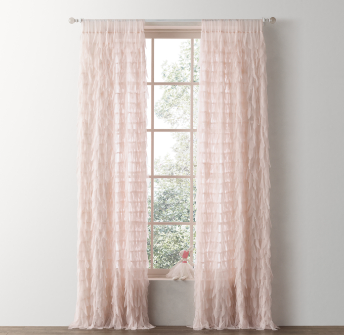 Cascading Tulle Drapery Panel