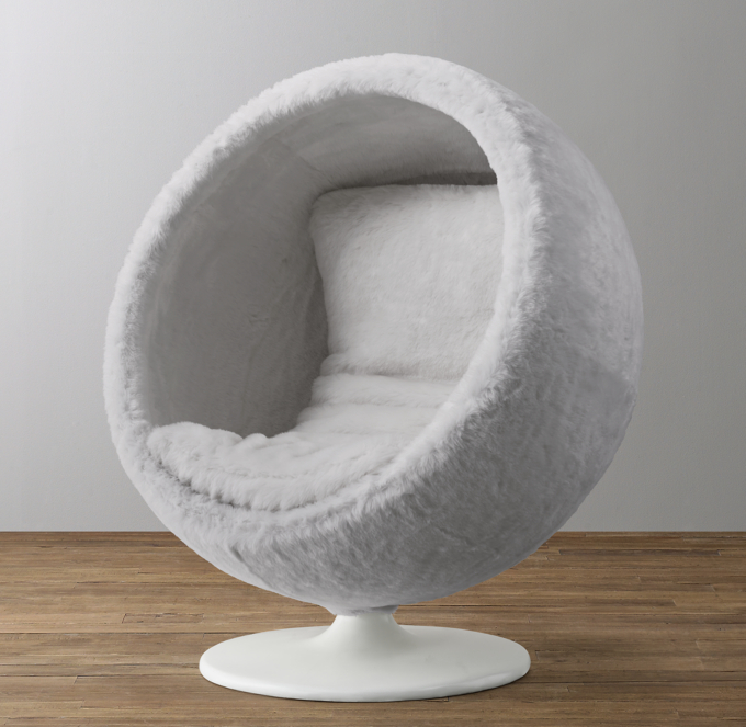 Orbit kashmir faux fur chair new arrivals