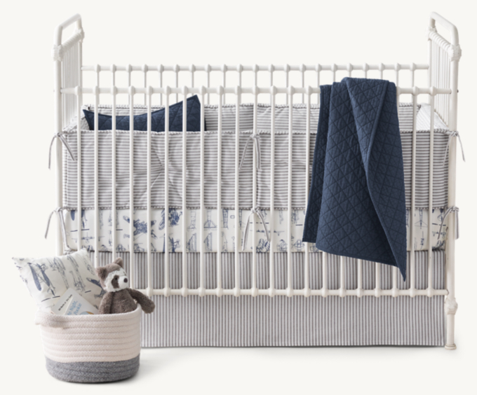 Vintage aviator cheap crib bedding