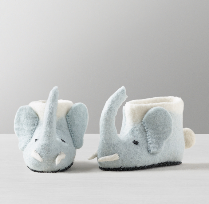 Baby elephant hot sale slippers