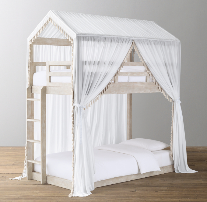 Canopy on bunk bed hotsell