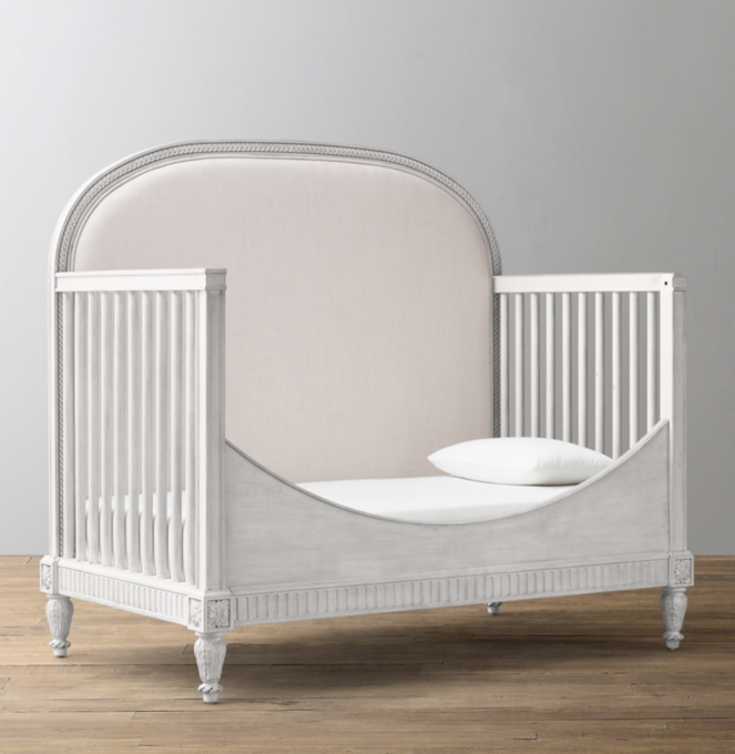 Upholstered best sale crib canada