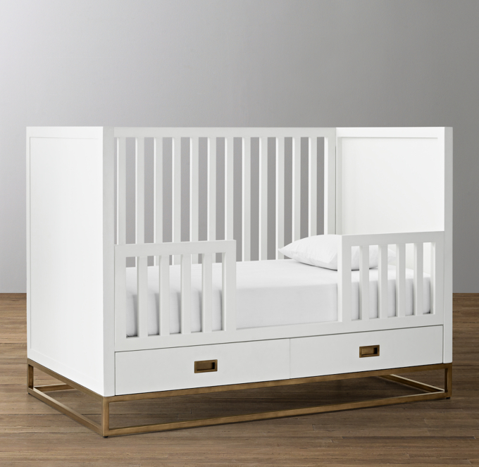 Restoration hardware store avalon crib