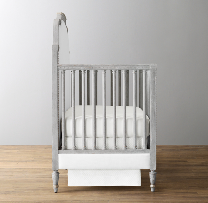 Antique grey outlet crib