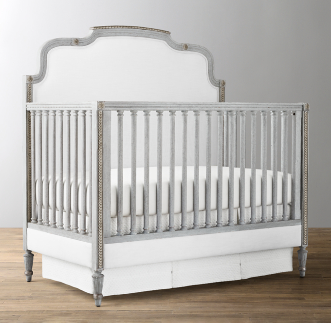 Upholstered 2025 baby crib