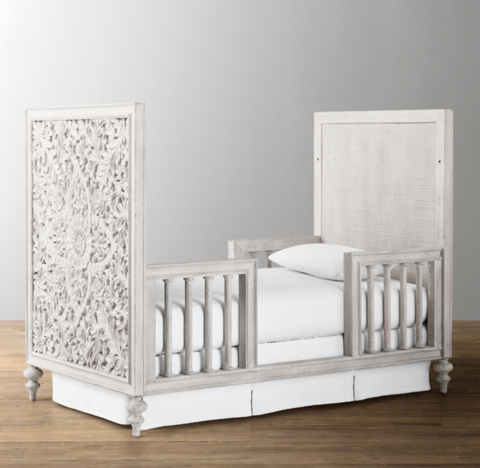 Zoe Carved Wood Panel Crib