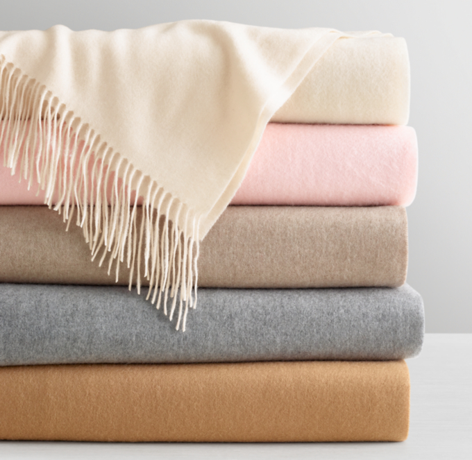 Rh cashmere throw new arrivals